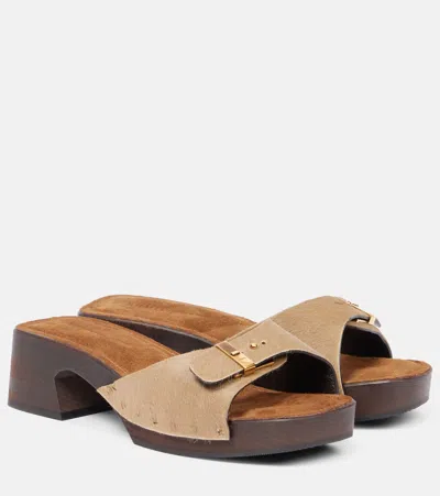 BRITT 25小牛毛木底鞋