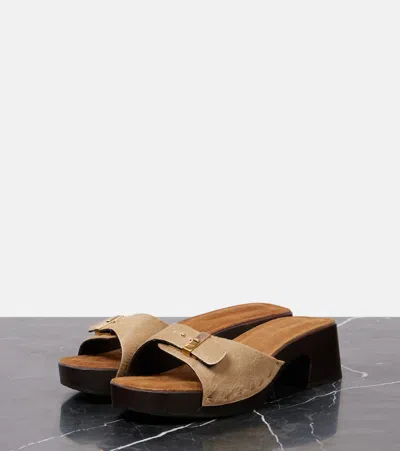 BRITT 25小牛毛木底鞋