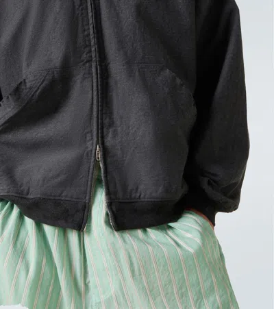 Balenciaga Men Grey Sweatshirt With Fixed Hood And Logo Detail On The Front In Cotton Man In Gray