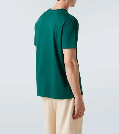 Valentino Garavani T-shirt With Signature Vlogo In Green