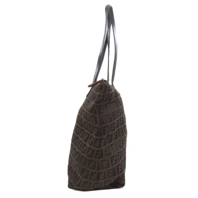 Pre-owned Fendi Brown Canvas Tote Bag ()