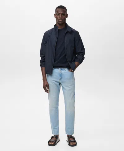 Mango Jeans Ben Tapered Fit Light Blue In Blue