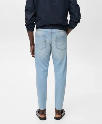 Mango Jeans Ben Tapered Fit Light Blue In Blue