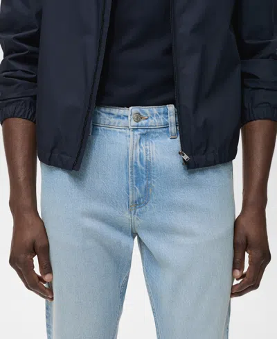 Mango Jeans Ben Tapered Fit Light Blue In Blue
