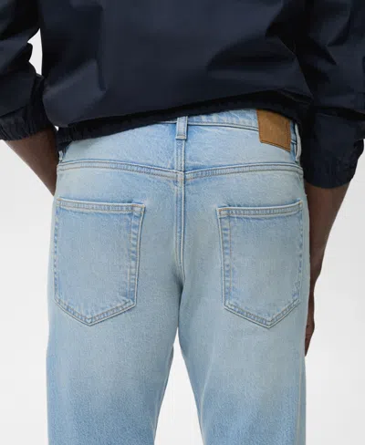 Mango Jeans Ben Tapered Fit Light Blue In Blue