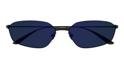 Balenciaga Bb0412s Sunglasses In Blue