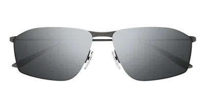 Balenciaga Geometric Frame Sunglasses In Gray
