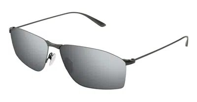 Balenciaga Geometric Frame Sunglasses In Gray