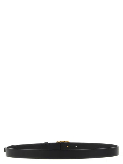 Balenciaga Bb Thin Belts Black