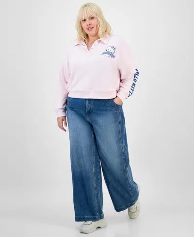 Grayson Threads, The Label Trendy Plus Collared Sweatshirt