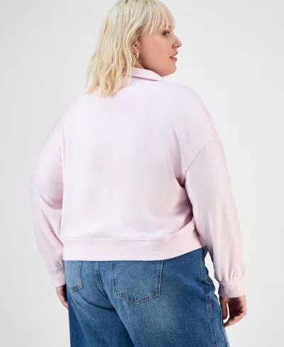 Grayson Threads, The Label Trendy Plus Collared Sweatshirt