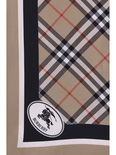 Burberry Women Silk Check Scarf