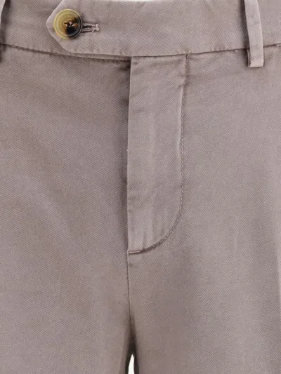 Brunello Cucinelli Dyed Pants In Gray