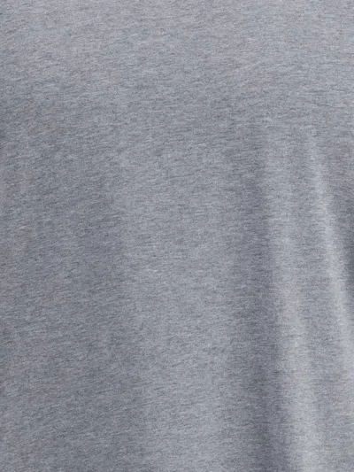 Brunello Cucinelli Clean Monochrome T-shirt Double Layer