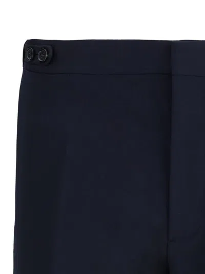 Dsquared2 Tailored Wool Suit With Peaked Lapels In Blue