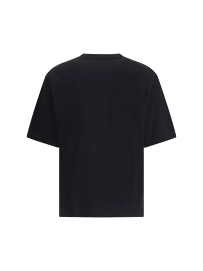 Dsquared2 Short-sleeve T-shirt With Puffy Logo In Blue In Black