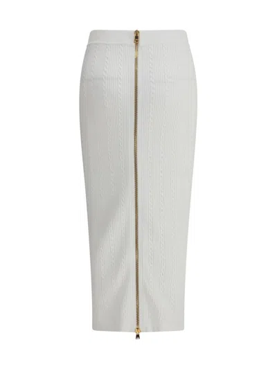 Balmain Women Knit Midi Skirt