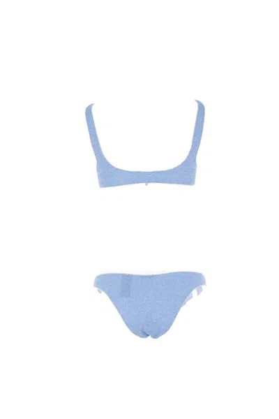 Oseree Lumiere Sporty Swimsuit In Blue