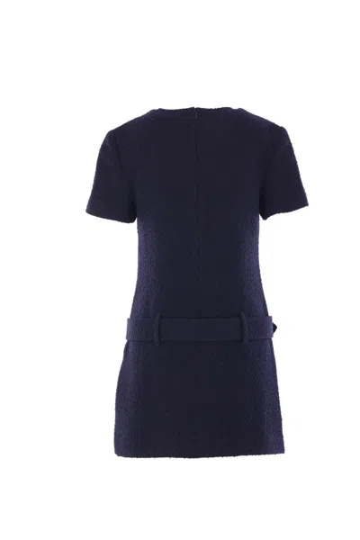 Self-portrait Textured Boucle Mini Dress