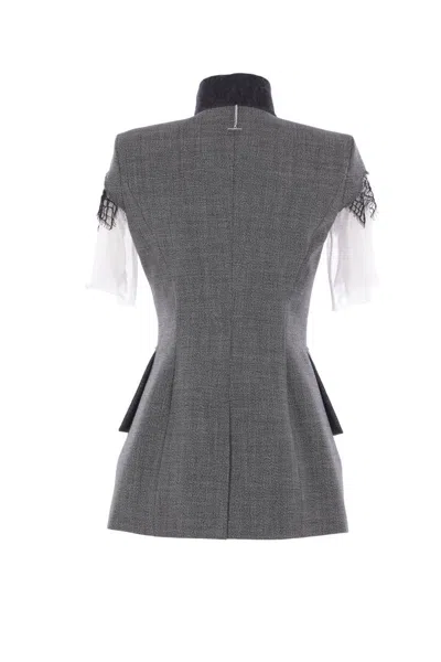 Alexander Mcqueen Jackets In Gray