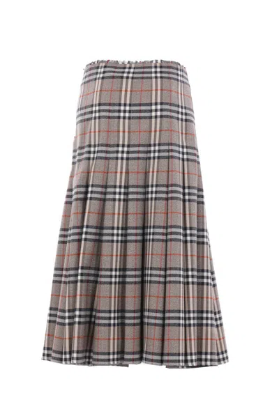 Burberry Skirts In Gray