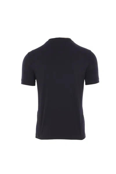 Giorgio Armani T-shirts And Polos In Black
