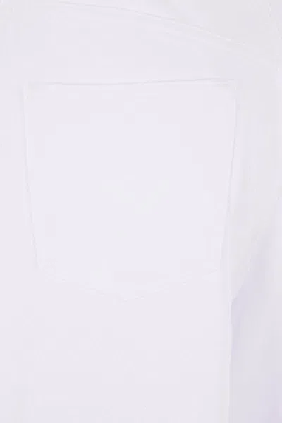 Dolce & Gabbana Women White Cotton Denim Flared Jeans