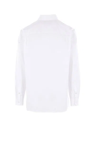 Gucci Anchor-embroidered Cotton Shirt