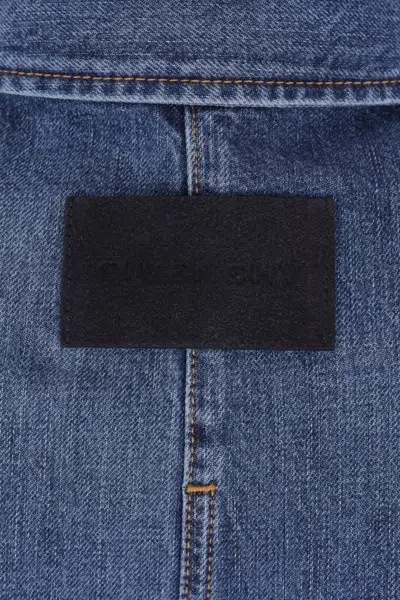 Givenchy Classic Denim Shirt With Button-up Front In Blue