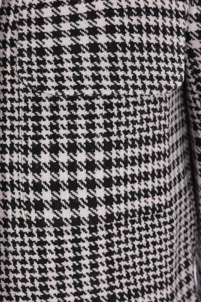 Self-portrait Wool Houndstooth Tailored Jacket Jackets Multicolor In Gray