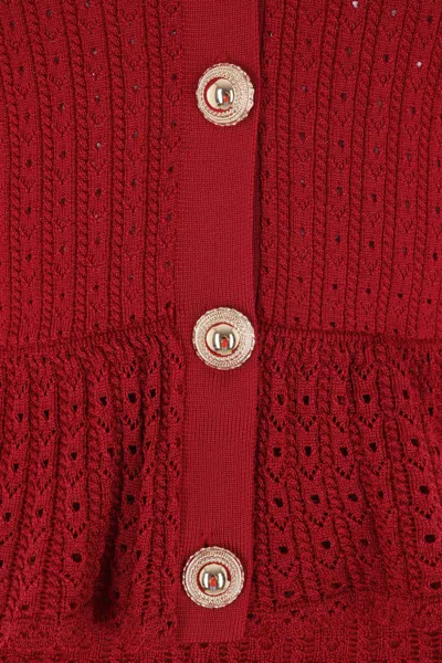 Self-portrait Dresses In Red