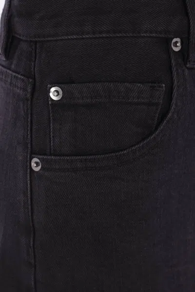 Self-portrait Self Portrait Straight Jeans With Bows In Blue