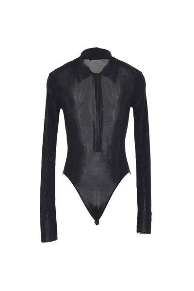Self-portrait Top In Black