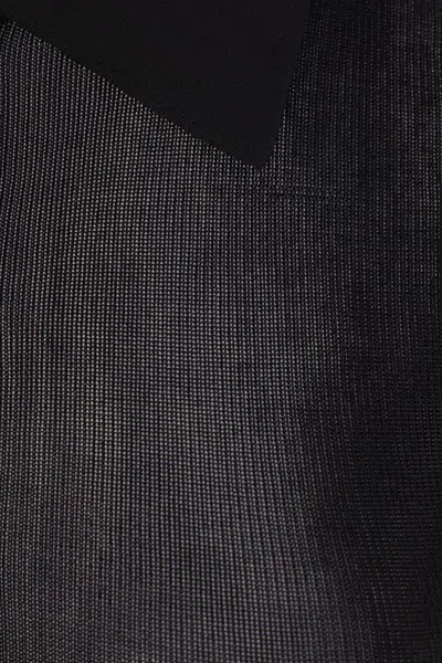 Self-portrait Top In Black