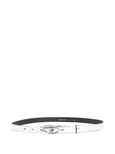 Diesel Adjustable Loop Belt Crafted Polyester Leather