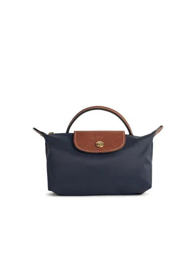 Longchamp Clutch Bag With 'le Pliage Original' Handle
