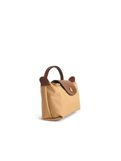 Longchamp Clutch Bag With 'le Pliage Original' Handle
