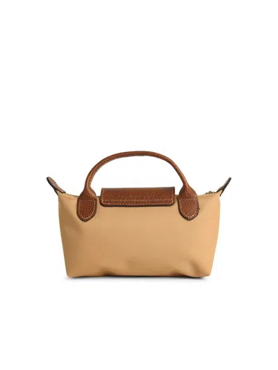 Longchamp Clutch Bag With 'le Pliage Original' Handle