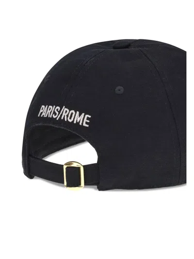 Valentino Cotton Baseball Cap With Embroidery