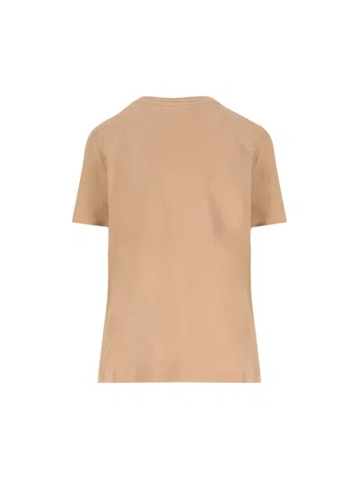 S Max Mara ' T-shirt And Polo Shirt In Brown