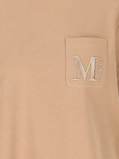S Max Mara ' T-shirt And Polo Shirt In Brown