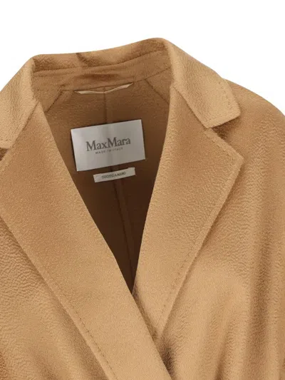 Max Mara Coats In Gold