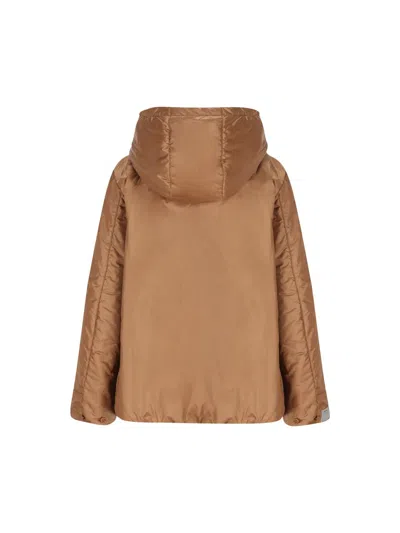 Max Mara The Cube The Cube Jacket With Cameluxe Padding In Brown
