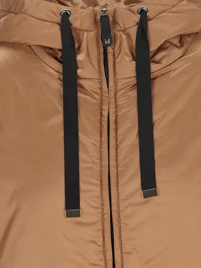 Max Mara The Cube The Cube Jacket With Cameluxe Padding In Brown
