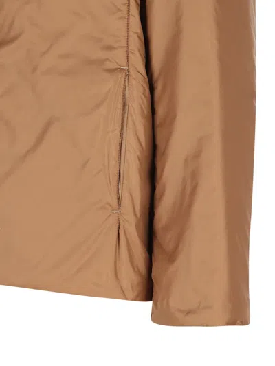 Max Mara The Cube The Cube Jacket With Cameluxe Padding In Brown