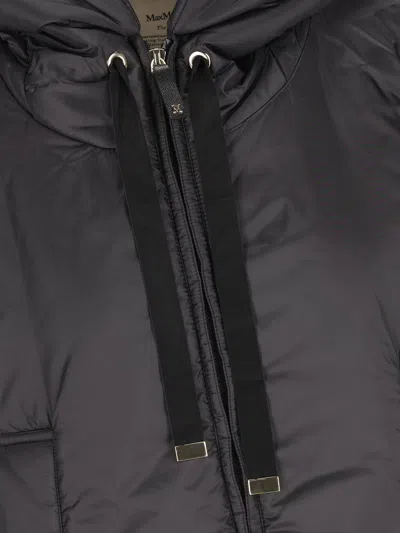 Max Mara The Cube Drop-proof Technical Canvas Vest In Black