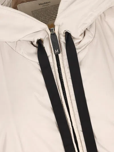 Max Mara The Cube Beige Gringo Down Jacket In Neutral