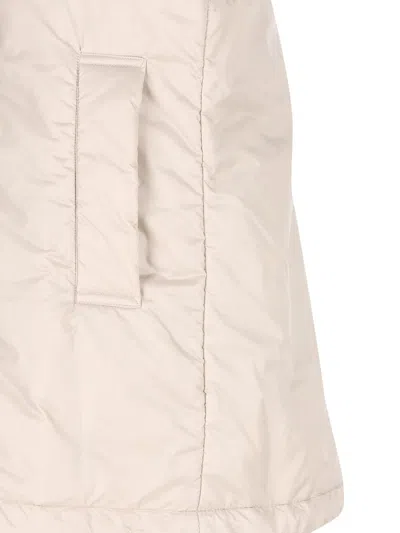 Max Mara The Cube Beige Gringo Down Jacket In Neutral