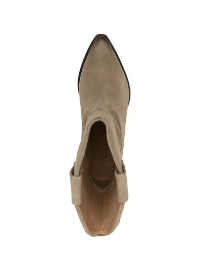 Isabel Marant Duerto Leather Boots In Green
