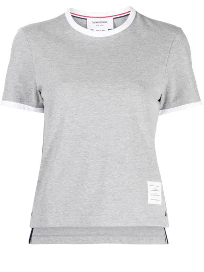 Thom Browne Rwb-stripe Logo-patch T-shirt